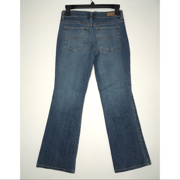 90s Y2K Vintage New York and Company Petite Low Rise Flare Jeans 0P - Picture 6 of 6